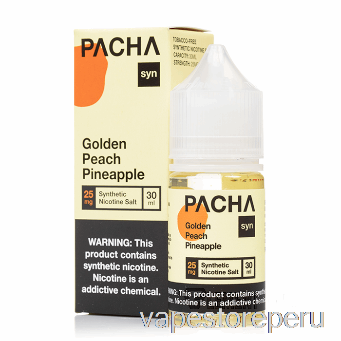 Vape Smoke Piña Melocotón Dorado - Pacha Syn Sales - 30ml 25mg